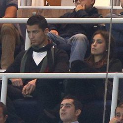 Cristiano Ronaldo e Irina Shayk, espectadores del partido Real Madrid-Valladolid