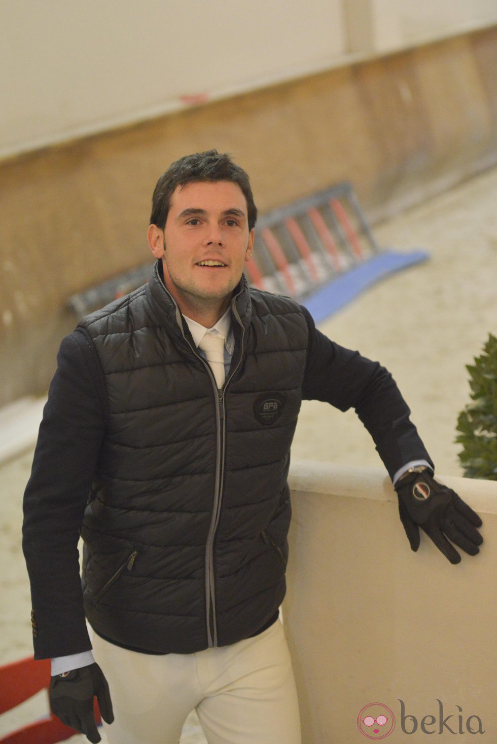 Sergio Álvarez en el Concurso Nacional de Saltos de Badajoz