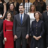 Los Príncipes Felipe y Letizia y la Reina Sofía en la entrega de los Premios Nacionales del Deporte 2012