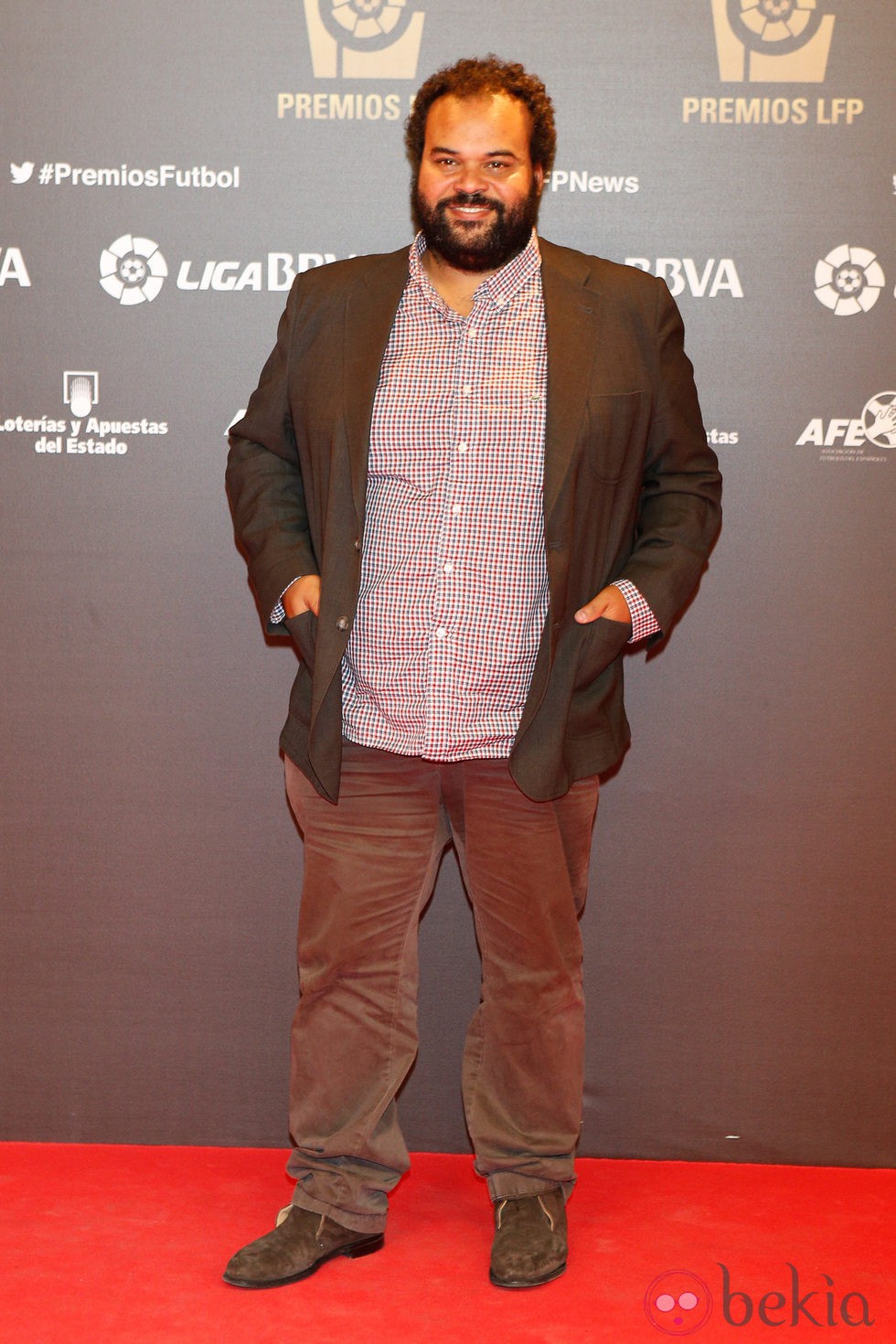 Carlos Jean en los Premios de la Liga Profesional de Fútbol 2013