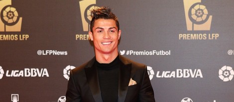 Cristiano Ronaldo en los Premios de la Liga Profesional de Fútbol 2013