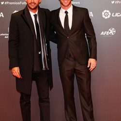 Sergio Ramos y su hermano René en los Premios de la Liga Profesional de Fútbol 2013