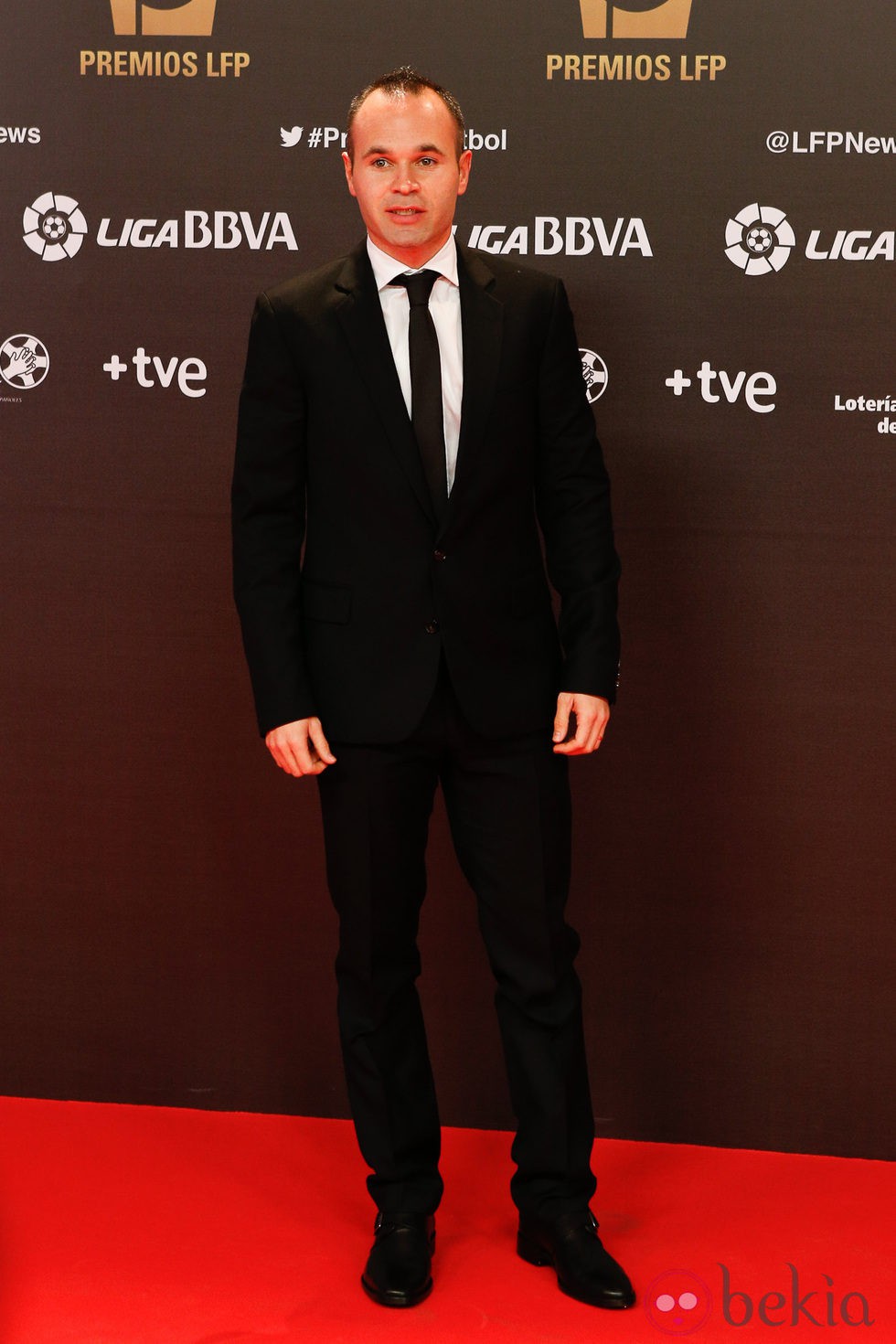 Andrés Iniesta en los Premios de la Liga de Fútbol Profesional 2013