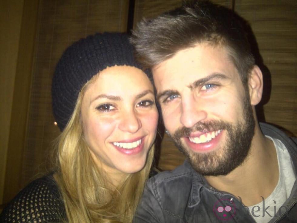 Shakira y Piqué, muy enamorados