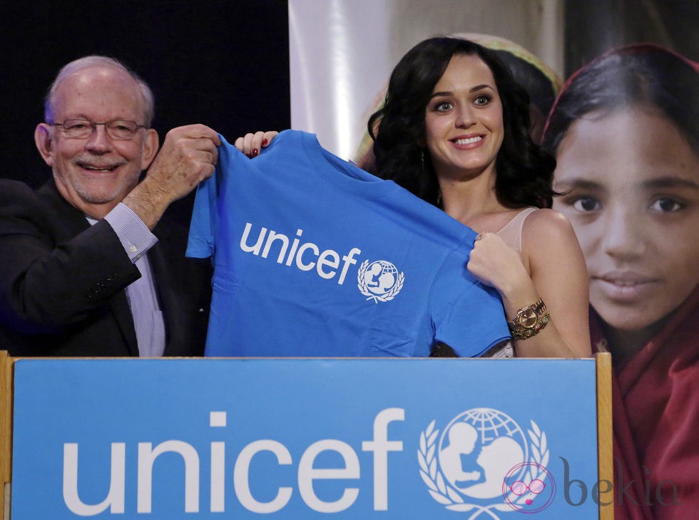 Katy Perry, nueva embajadora de Buena Voluntad de Unicef