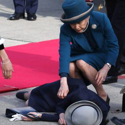 La princesa Akiko se desmaya durante una recepción
