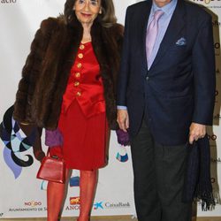 Jaime Peñafiel y su mujer en el SICAB 2013 en Sevilla