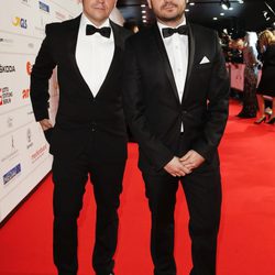 Carlos y Juan Antonio Bayona en los Premios del Cine Europeo 2013