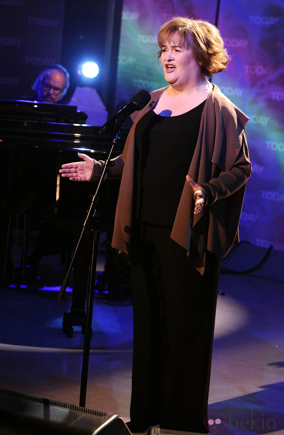 Susan Boyle durante una actuación