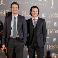 Richard Armitage y Luke Evans en el estreno de 'El Hobbit: La desolación de Smaug' en Madrid