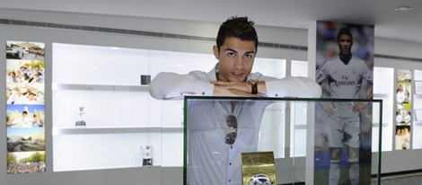 Cristiano Ronaldo en la inauguración de su museo en Fuchal, Madeira