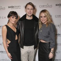 Lea Michele, Chord Overstreet y Becca Tobin en un acto benéfico organizado por la asociación Chrysalis