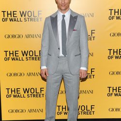Matthew McConaughey en el estreno de 'El lobo de Wall Street' en Nueva York