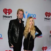 Avril Lavigne y Chad Kroeger en el Jingle Ball 2013 en Florida
