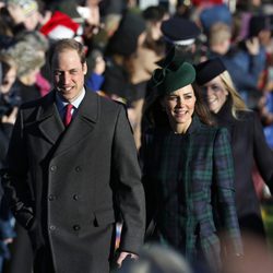 Guillermo de Inglaterra y Kate Middleton acuden a la misa de Navidad en Sandringham