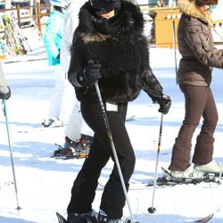 Kim Kardashian durante sus vacaciones invernales en Aspen (Colorado)