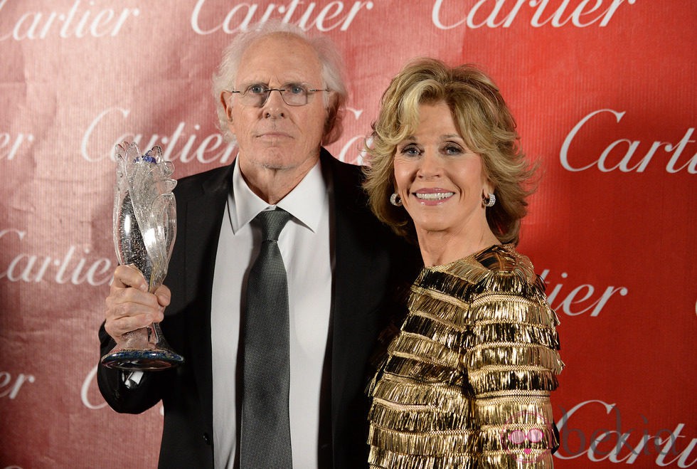 Bruce Dern y Jane Fonda en la gala de premios del Festival Internacional de Palm Springs 2014