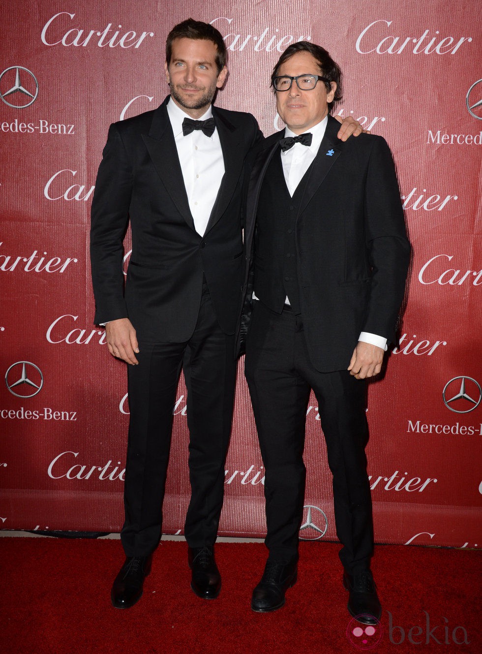 Bradley Cooper y David O. Russell en la gala de premios del Festival Internacional de Palm Springs