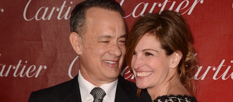 Tom Hanks y Julia Roberts en la gala de premios del Festival Internacional de Palm Springs