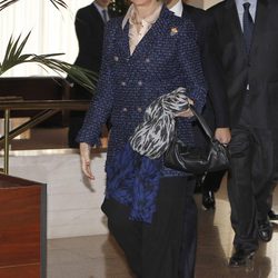 La Reina Sofía en un concierto benéfico en el Auditorio Nacional de Madrid