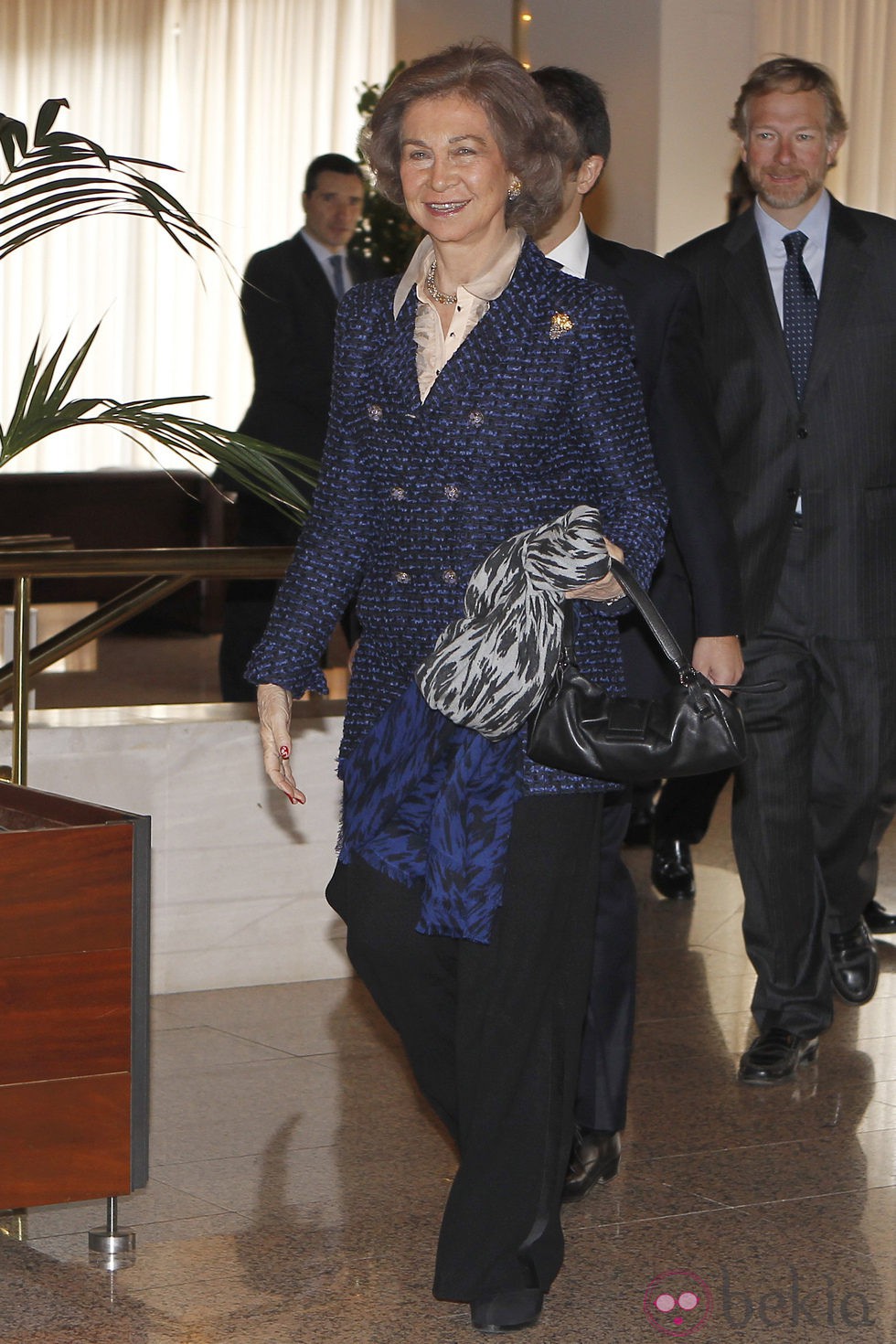 La Reina Sofía en un concierto benéfico en el Auditorio Nacional de Madrid