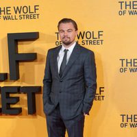 Leonardo DiCaprio en la premiere de 'El lobo de Wall Street' en Londres
