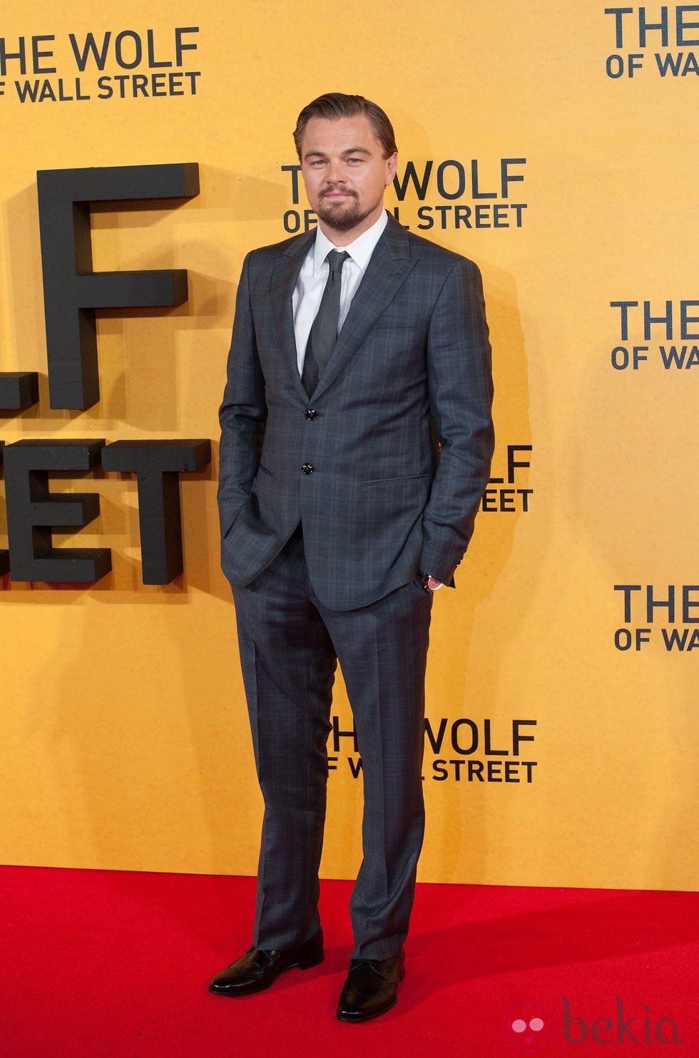 Leonardo DiCaprio en la premiere de 'El lobo de Wall Street' en Londres