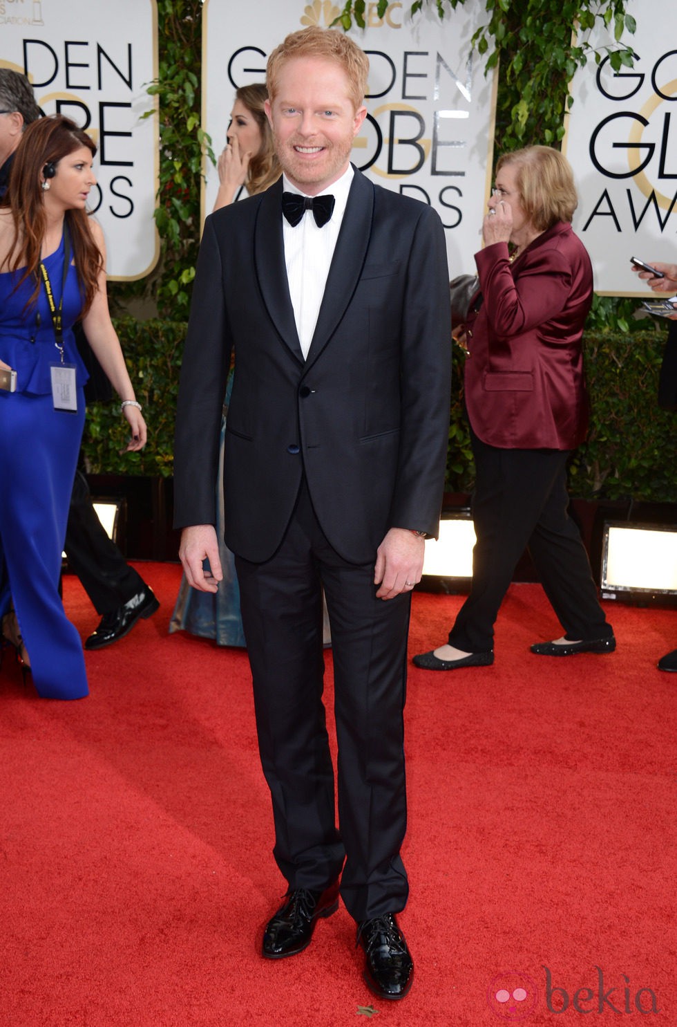 Jesse Tyler Ferguson en la alfombra roja de los Globos de Oro 2014