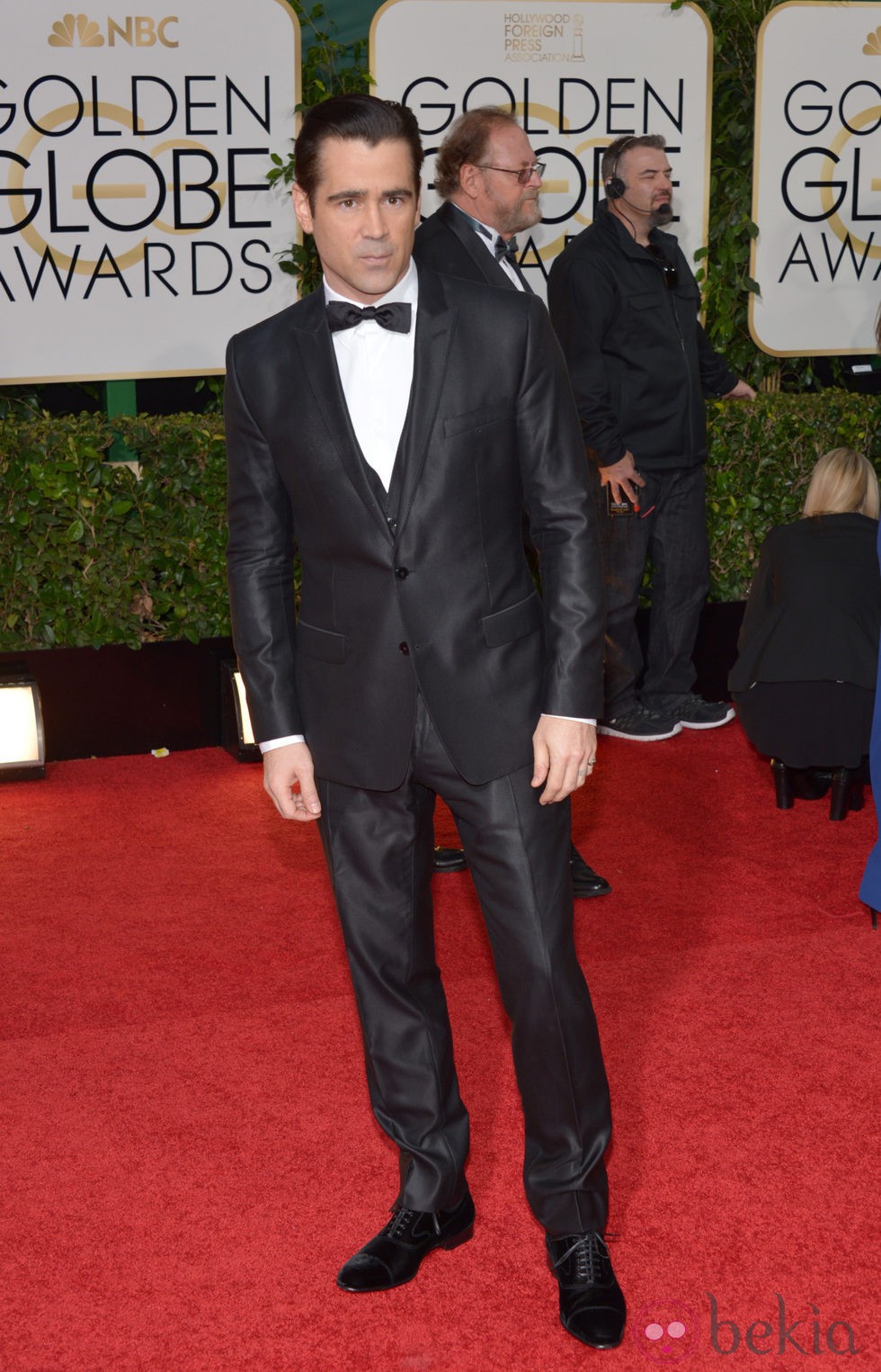 Colin Farrell en la alfombra roja de los Globos de Oro 2014