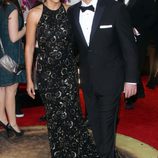 Matt Damon en la alfombra roja de los Globos de Oro 2014
