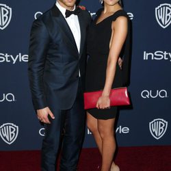 Nick Jonas y Olivia Culpo en la fiesta Warner Bros. tras los Globos de Oro 2014