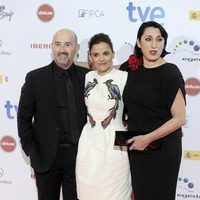 Javier Cámara, Elena Anaya y Rossy de Palma en los Premios José María Forqué 2014