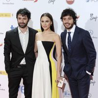 Rodrigo Sorogoyen, Aura Garrido y Javier Pereira en los Premios José María Forqué 2014