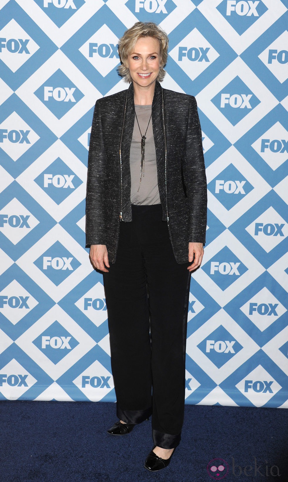 Jane Lynch en la presentación de la temporada 2014 de Fox