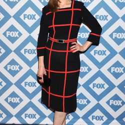 Emily Deschanel en la presentación de la temporada 2014 de Fox