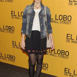 Leticia Dolera en el estreno de 'El lobo de Wall Street' en Madrid