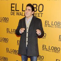 Pablo Chiapella en el estreno de 'El lobo de Wall Street' en Madrid