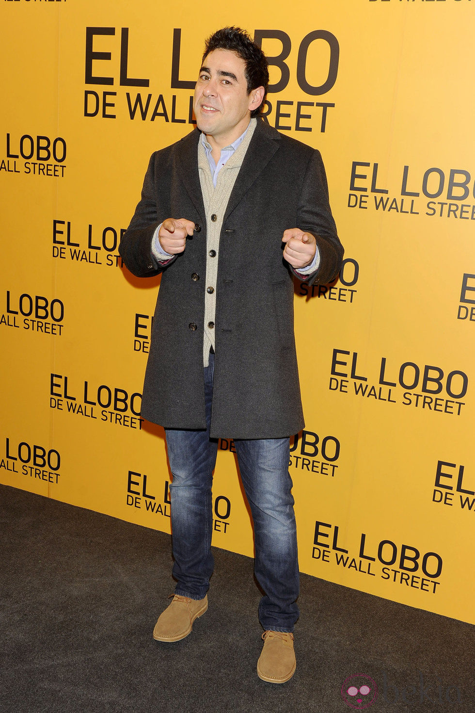Pablo Chiapella en el estreno de 'El lobo de Wall Street' en Madrid