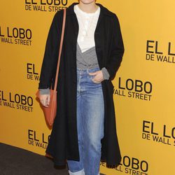 Tania Llasera en el estreno de 'El lobo de Wall Street' en Madrid