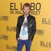 Eloy Azorín en el estreno de 'El lobo de Wall Street' en Madrid