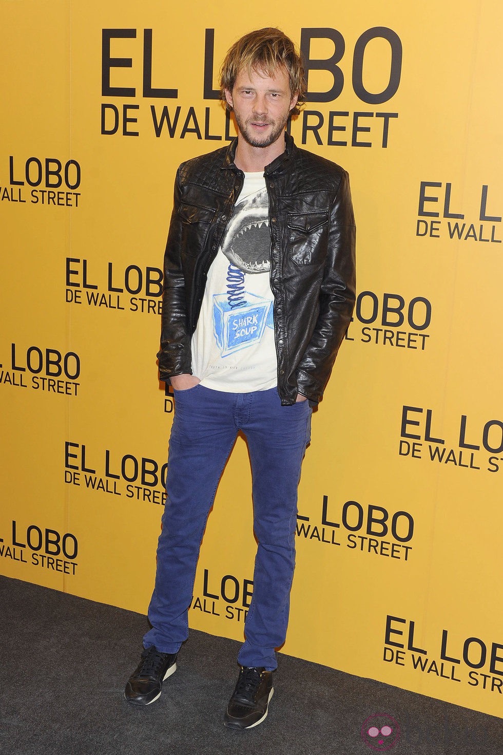 Eloy Azorín en el estreno de 'El lobo de Wall Street' en Madrid