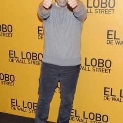 Javier Cámara en el estreno de 'El lobo de Wall Street' en Madrid