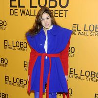Cósima Ruiz de la Prada en el estreno de 'El lobo de Wall Street' en Madrid