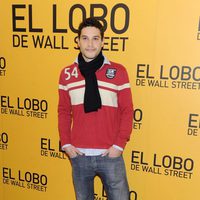 Álex Martínez en el estreno de 'El lobo de Wall Street' en Madrid