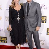 Tom Hanks y Rita Wilson en la alfombra roja de los Critics' Choice Movie Awards 2014