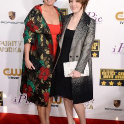 Emma Thompson y su hija en la alfombra roja de los Critics' Choice Movie Awards 2014