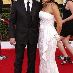 Matt Damon y Luciana Barroso en los Premios del Sindicato de Actores 2014