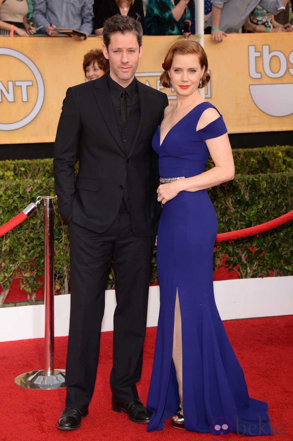 Amy Adams y Darren Le Gallo en los Premios del Sindicato de Actores 2014