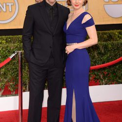 Amy Adams y Darren Le Gallo en los Premios del Sindicato de Actores 2014