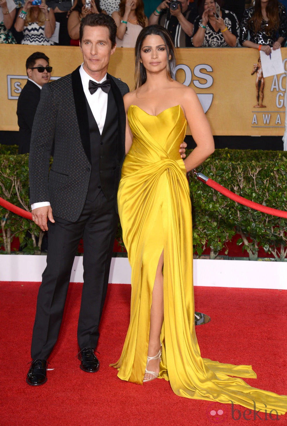 Matthew McConaughey y Camila Alves en los Premios del Sindicato de Actores 2014